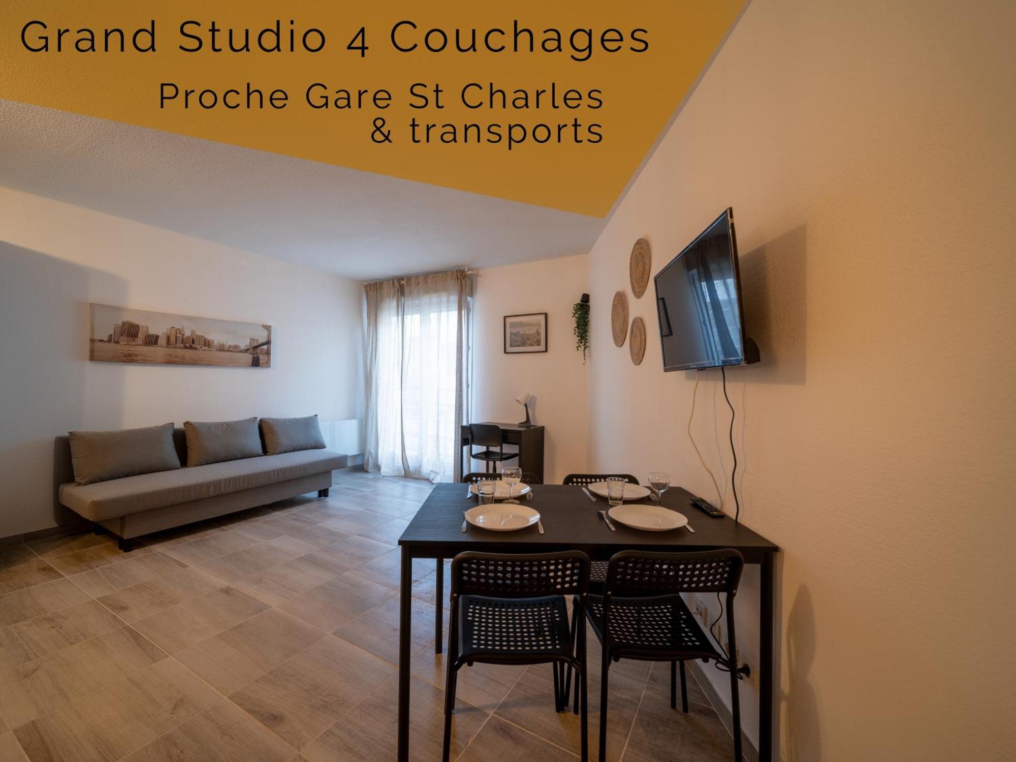 Appartement Tout Equipe A 6 Minutes De La Gare St Charles Marsylia Zewnętrze zdjęcie