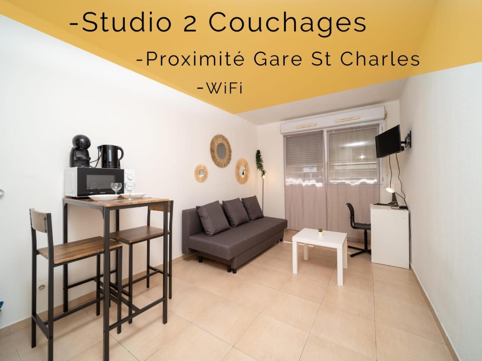Appartement Tout Equipe A 6 Minutes De La Gare St Charles Marsylia Zewnętrze zdjęcie
