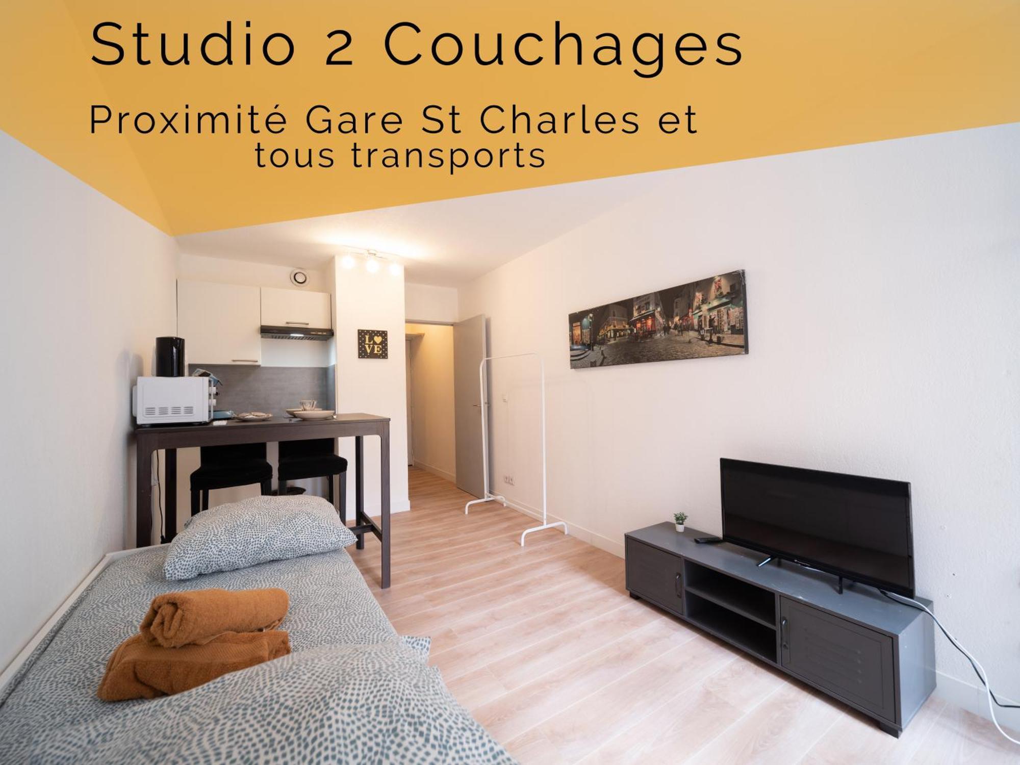 Appartement Tout Equipe A 6 Minutes De La Gare St Charles Marsylia Zewnętrze zdjęcie